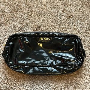 Prada black clutch